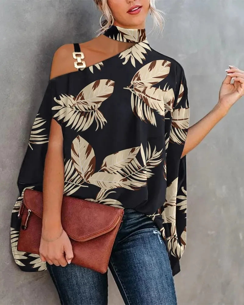 Batwing-Sleeve Blouse | OWNLUXE