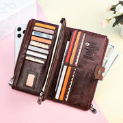 Genuine Leather Vintage Card Holder Wallet | OWNLUXE
