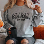 Load image into Gallery viewer, ☁️ Cozy Printed Pullover Sweatshirt – Casual Autumn/Winter Wear | Sweat à Imprimé Confortable – Style Décontracté Automne/Hiver
