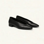 Women's Pointed Toe Leather Pumps – Shop at OWNLUXE