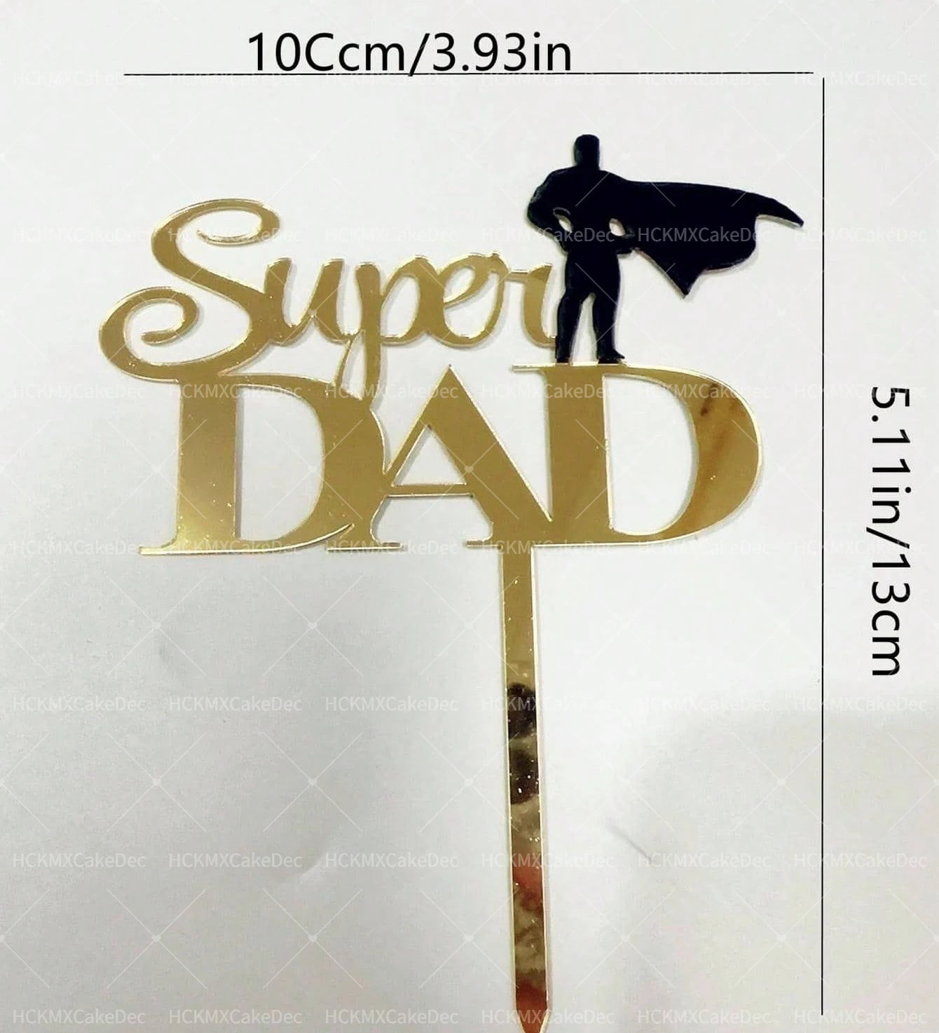 Father’s Day Acrylic Sign – Modern Clear Tabletop Décor
