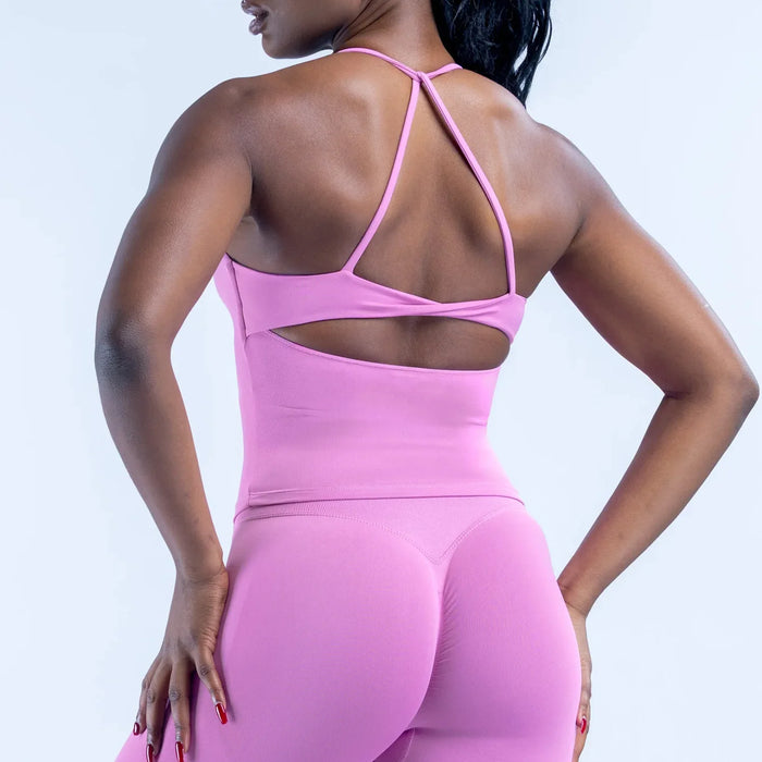 Cross-Back Nylon Sports Bra (Style 2) – Shop at OWNLUXE
