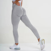 Women's High Waist Seamless Leggings (Orange) | OWNLUXE