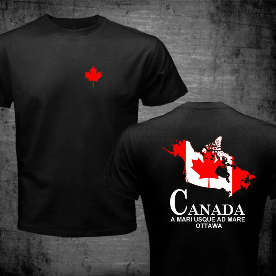 Canada Day Graphic T-Shirt | Maple Leaf & Flag Tee | OWNLUXE