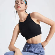 Backless Nylon Sports Bra | OWNLUXE