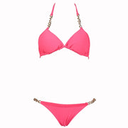 Halter Chain Tankini Set | OWNLUXE