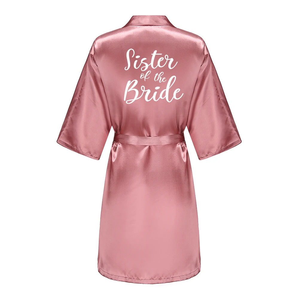 Satin Bridal Robe – Bridesmaid & Wedding Party Bathrobe | OWNLUXE