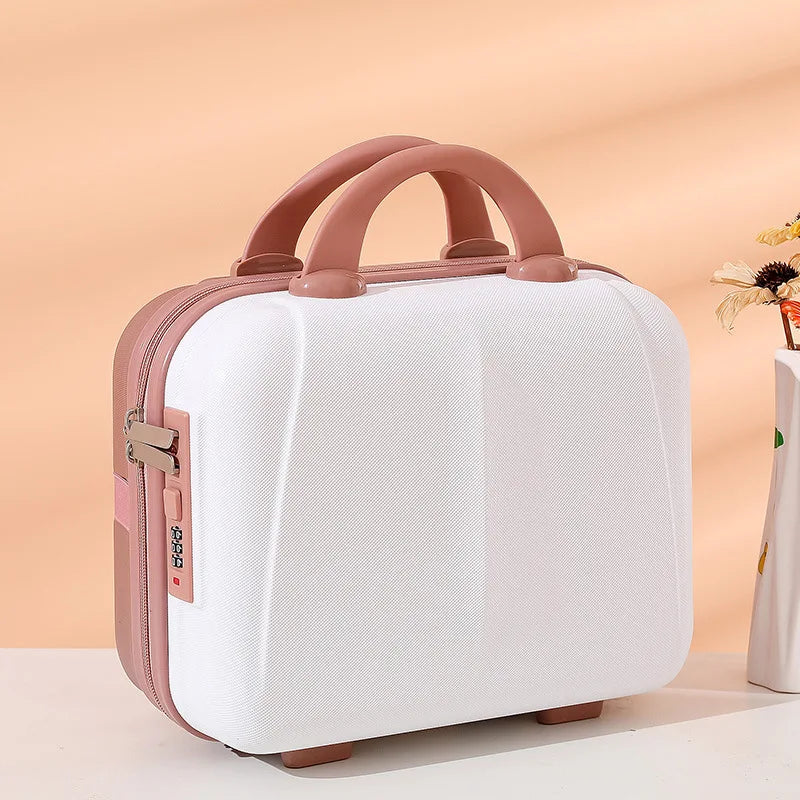 Mini Travel Suitcase – Portable Makeup & Organizer Case