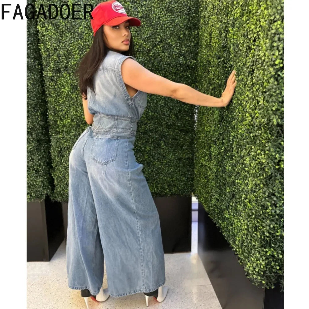 Pocket Patchwork Cargo Relaxed-Fit Jumpsuit | OWNLUXE