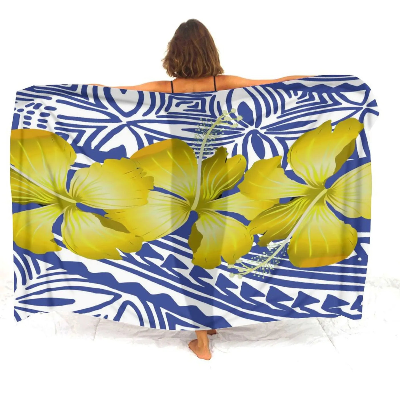 Vintage Printed Swim Cover-Up | OWNLUXE