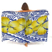 Vintage Printed Swim Cover-Up | OWNLUXE