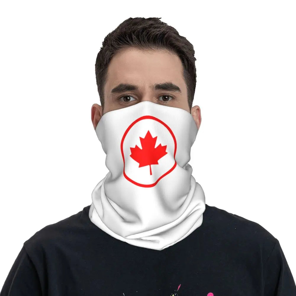 Canadian Flag Maple Leaf Neck Gaiter | OWNLUXE