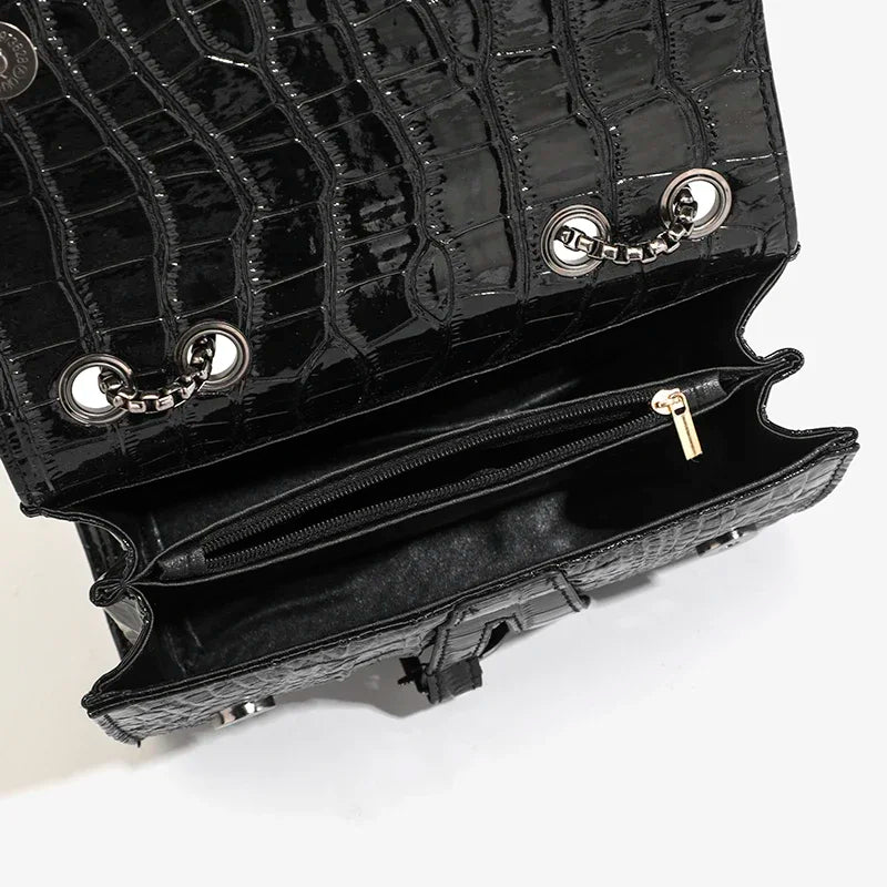 Sequined Chain Crossbody Bag – Luxury Shoulder Messenger Purse | OWNLUXE