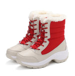Load image into Gallery viewer, Chic Mid-Calf Winter Platform Boots with Plush Lining
