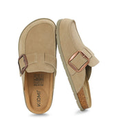 Women's Adjustable Leather Slippers (Coffee) – Shop at OWNLUXE