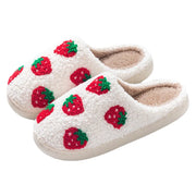 Winter Plush Family House Slippers – Warm Non‑Slip Slides