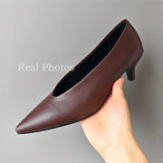 Women's Leather Pumps (Brown Suede) – Shop at OWNLUXE