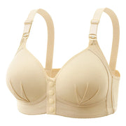 Women's Front-Closure Push-Up Bra | Wire-Free 3/4 Cup | OWNLUXE