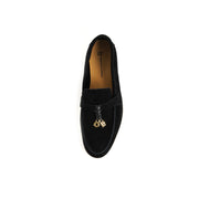 Women's Round Toe Leather Retro Loafers (Blue Grey) – Shop at OWNLUXE