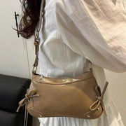 Soft PU Leather Baguette Shoulder Bag - Lightweight Underarm Handbag | OWNLUXE