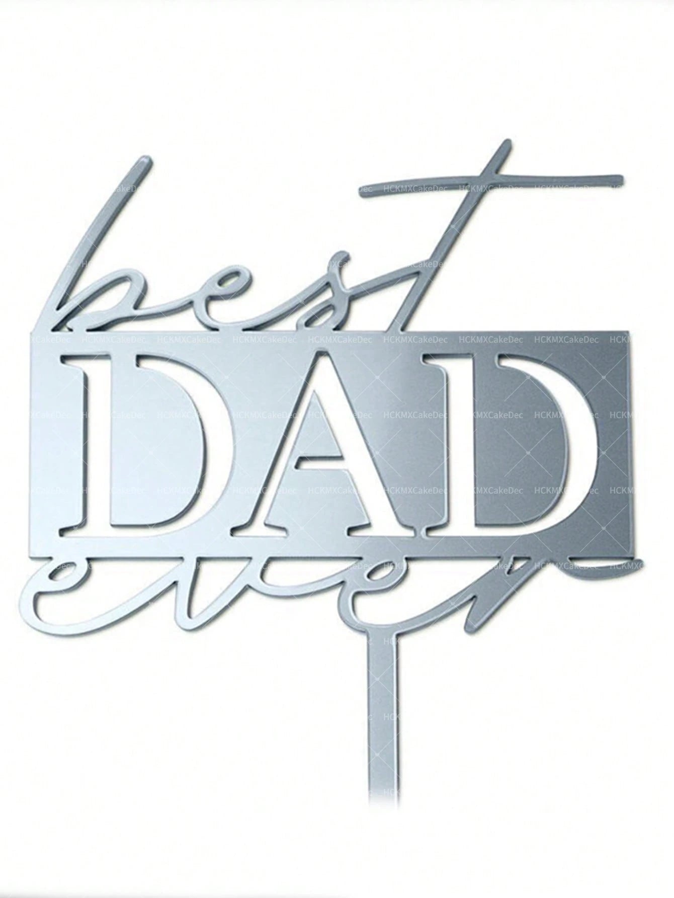 Father’s Day Acrylic Sign – Modern Clear Tabletop Décor