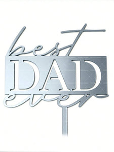 🎉 Father’s Day Acrylic Sign | Panneau Acrylique Fête des Pères – Décor de Table ou de Fête