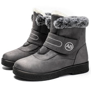 Warm Fur Ankle Boots - Women's Elegant Winter Snow Booties