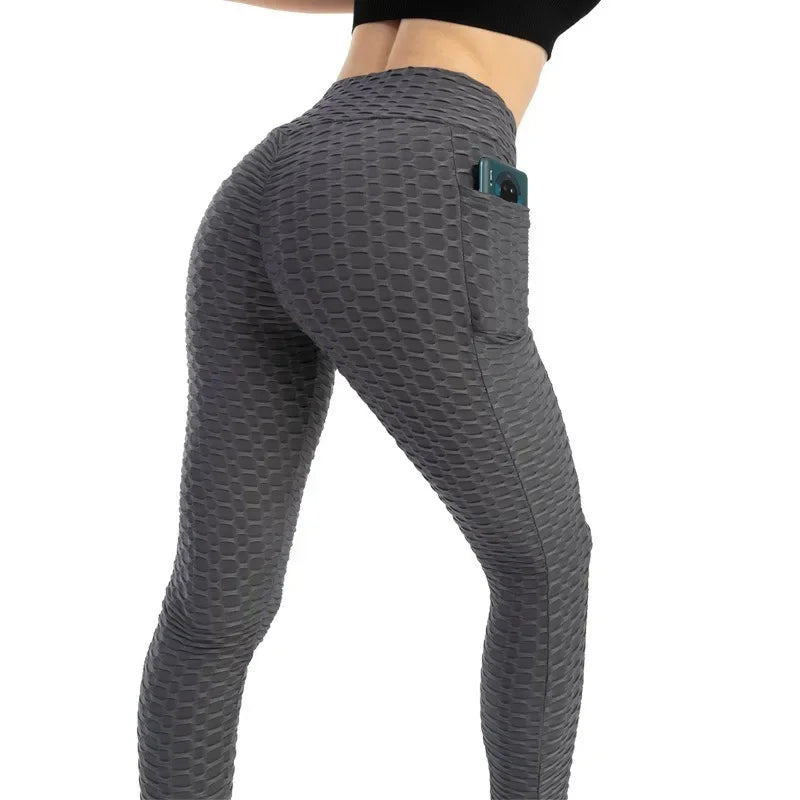 Women's High-Waist Butt-Lifting Leggings (Green) | OWNLUXE