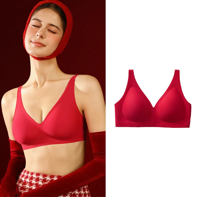 Wireless Padded Seamless Wire-Free Push-Up Bra | OWNLUXE