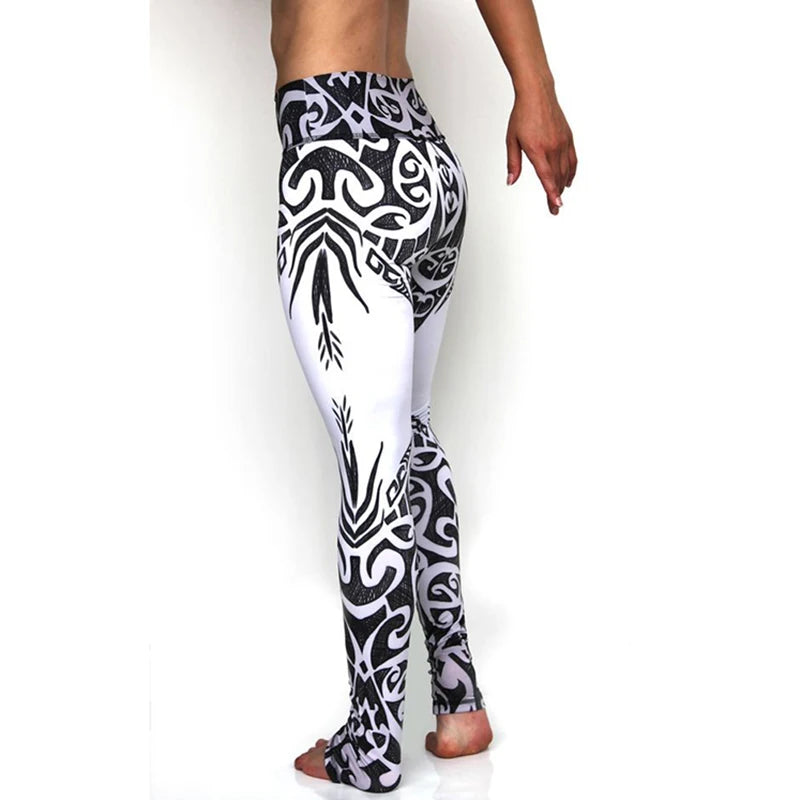 🧘‍♀️ Women's Ankle-Length Yoga Pants with Elastic Waist | Pantalon de yoga femme à taille élastique, longueur cheville
