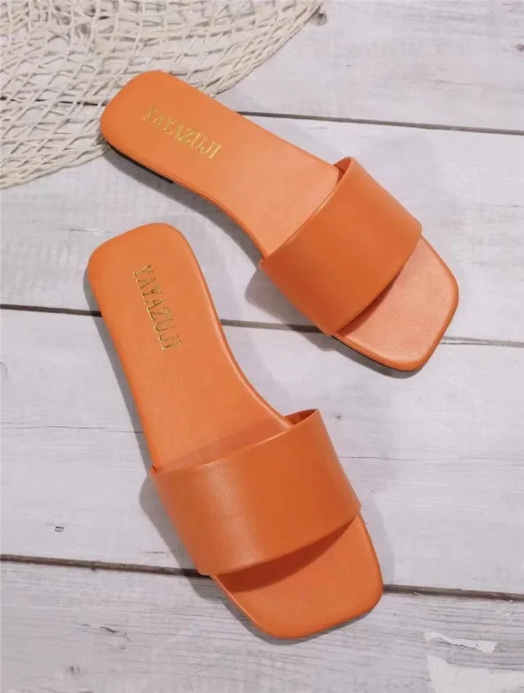 Women’s Platform Slide Slippers – Cushioned Outdoor Comfort