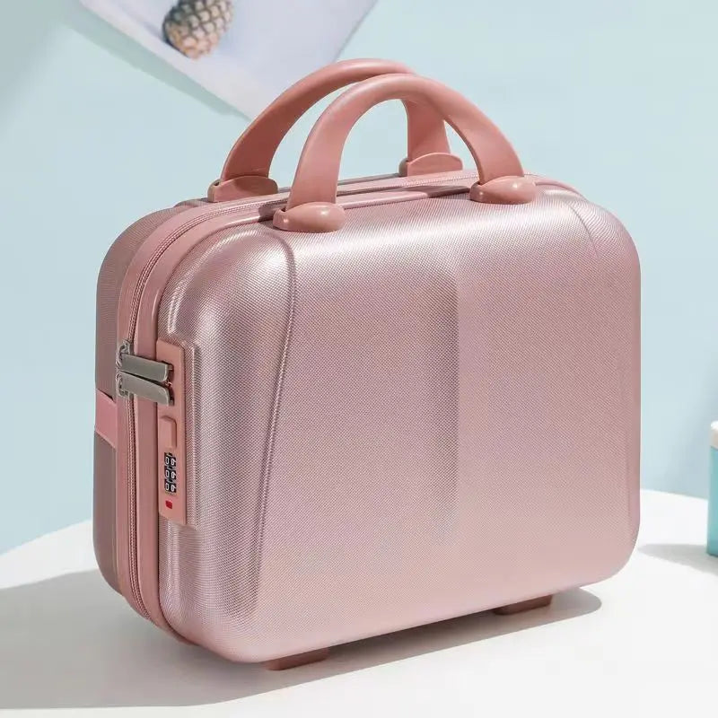 Mini Travel Suitcase – Portable Makeup & Organizer Case