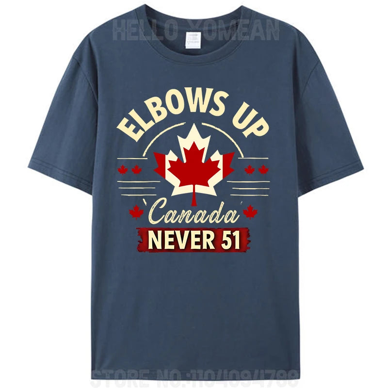 Elbows Up Canada Never 51 - Stand Strong T-Shirt