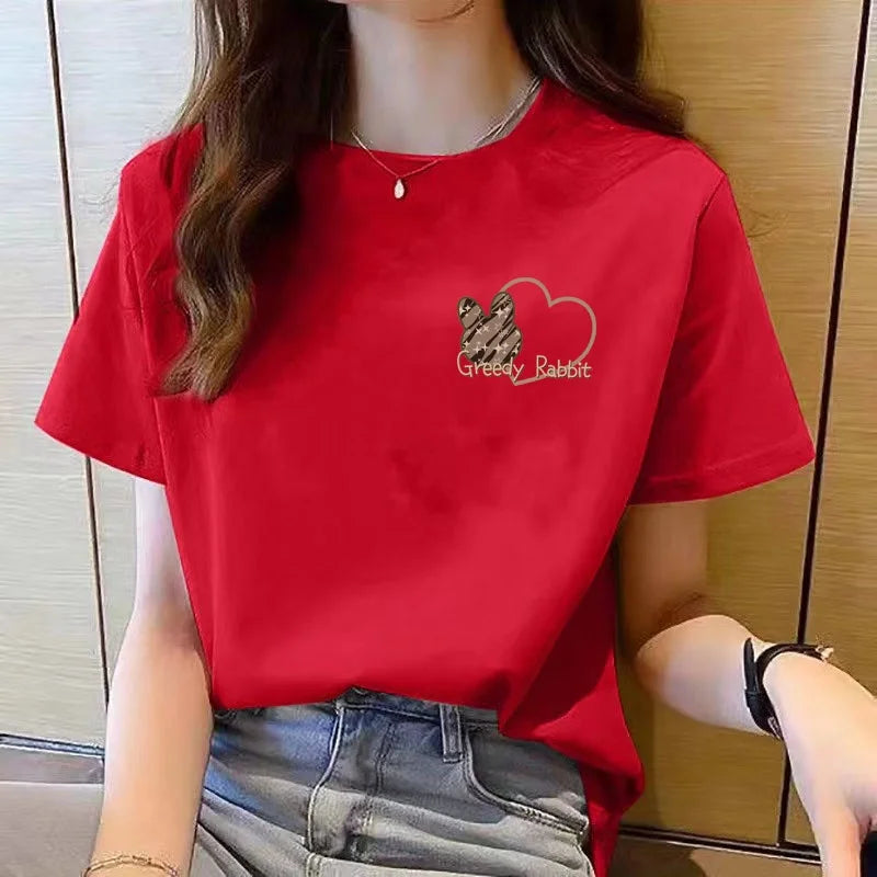 Women's Short Sleeve Round Neck T-Shirt – Shop at OWNLUXE