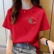 Women's Short Sleeve Round Neck T-Shirt – Shop at OWNLUXE
