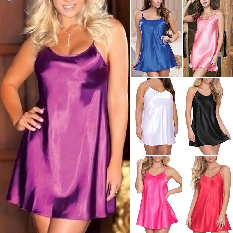 Women’s Satin Nightgown – Soft, Sleek Summer Sleepwear