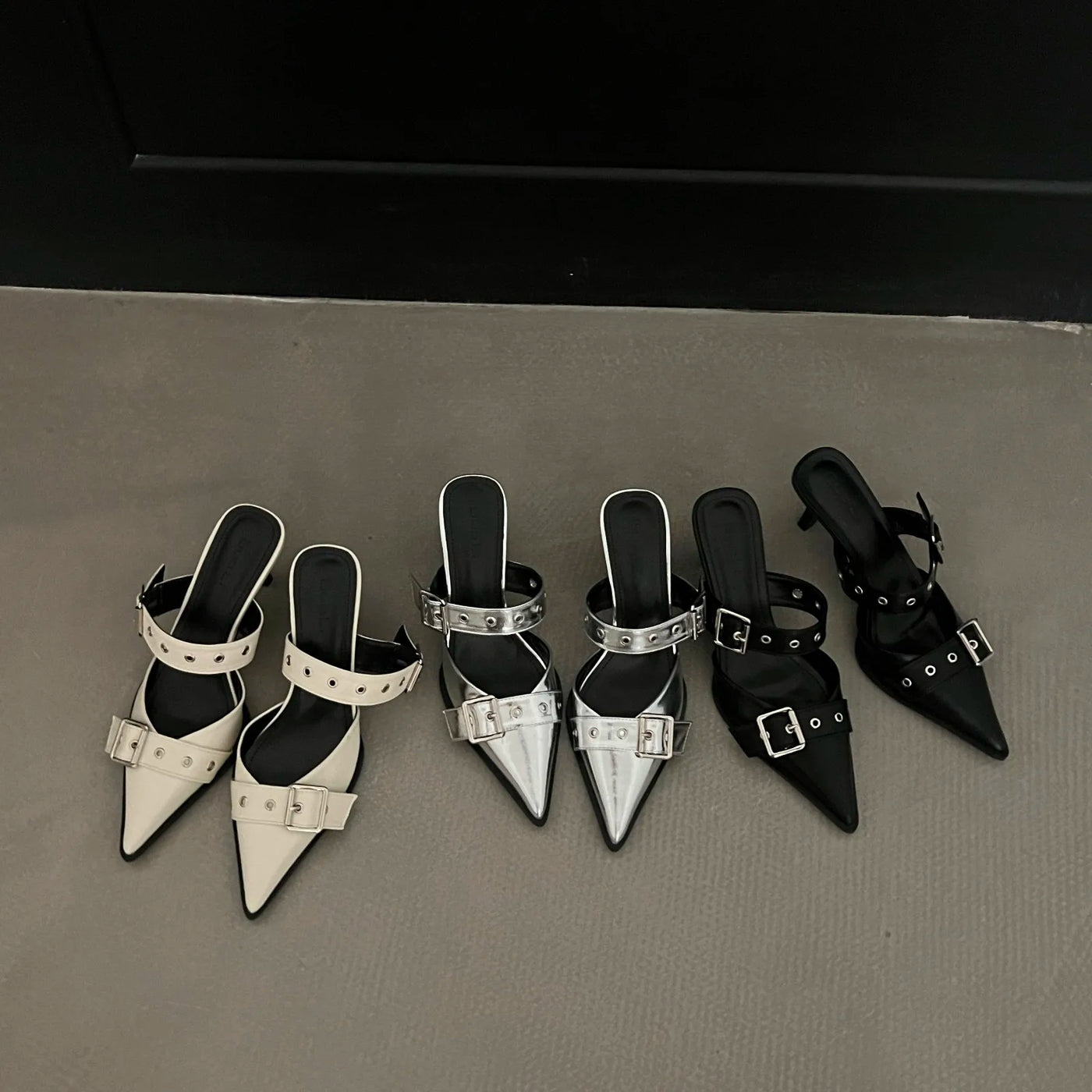 Women's Heels (Silver) | OWNLUXE