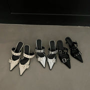 Women's Heels (Silver) | OWNLUXE
