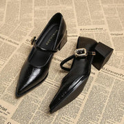 Pointed Toe Leather Retro Belt – Shop at OWNLUXE