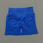 HISTELLO Sports Shorts 4.5" Women Yoga Shorts Seamless Low Waist Scrunch Bum Gym Leggings Workout Stretch Fitness Sports Shorts