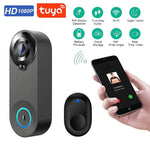 Load image into Gallery viewer, 1080P Wireless Video Doorbell Camera WiFi Smart Door Bell Tuya Smart Home Security Motion Detect Night Vision Intercom Doorbell
