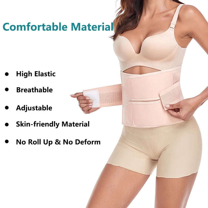 High-Waist Wrap Postpartum Shorts | OWNLUXE