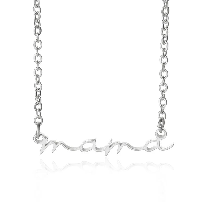 Mama Letter Necklace – Meaningful Everyday Gift (Style 1) | OWNLUXE
