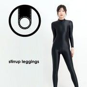 Satin Sport Jumpsuit – Sleek Athleisure One-Piece | OWNLUXE
