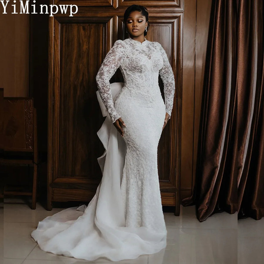 Lace Mermaid Wedding Dress | OWNLUXE
