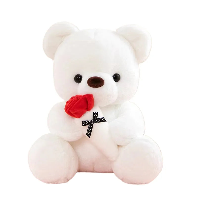 Rose Bear Plush Toy — Romantic Gift for Her | OWNLUXE