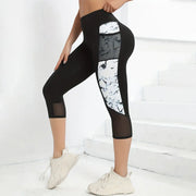 Women’s High-Waist Patchwork Pencil Pants – Slim & Sporty