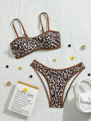 Printed Triangle Bikini Set | OWNLUXE