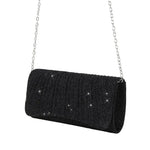 Load image into Gallery viewer, Pleated Evening Clutch Bag – Elegant Party Style | Pochette de Soirée Plissée – Style Élégant pour Soirée
