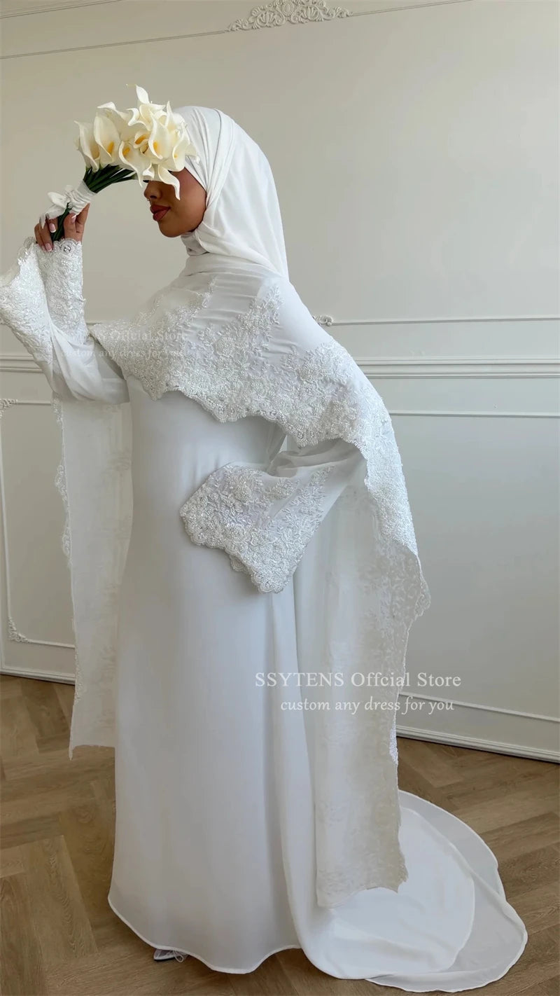 Lace Customized Ivory Dress | OWNLUXE